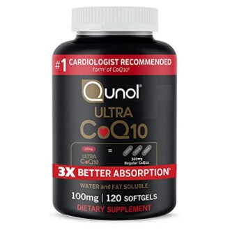 Qunol CoQ10 100mg Softgels Review - 3x Better Absorption for Heart Health & Energy