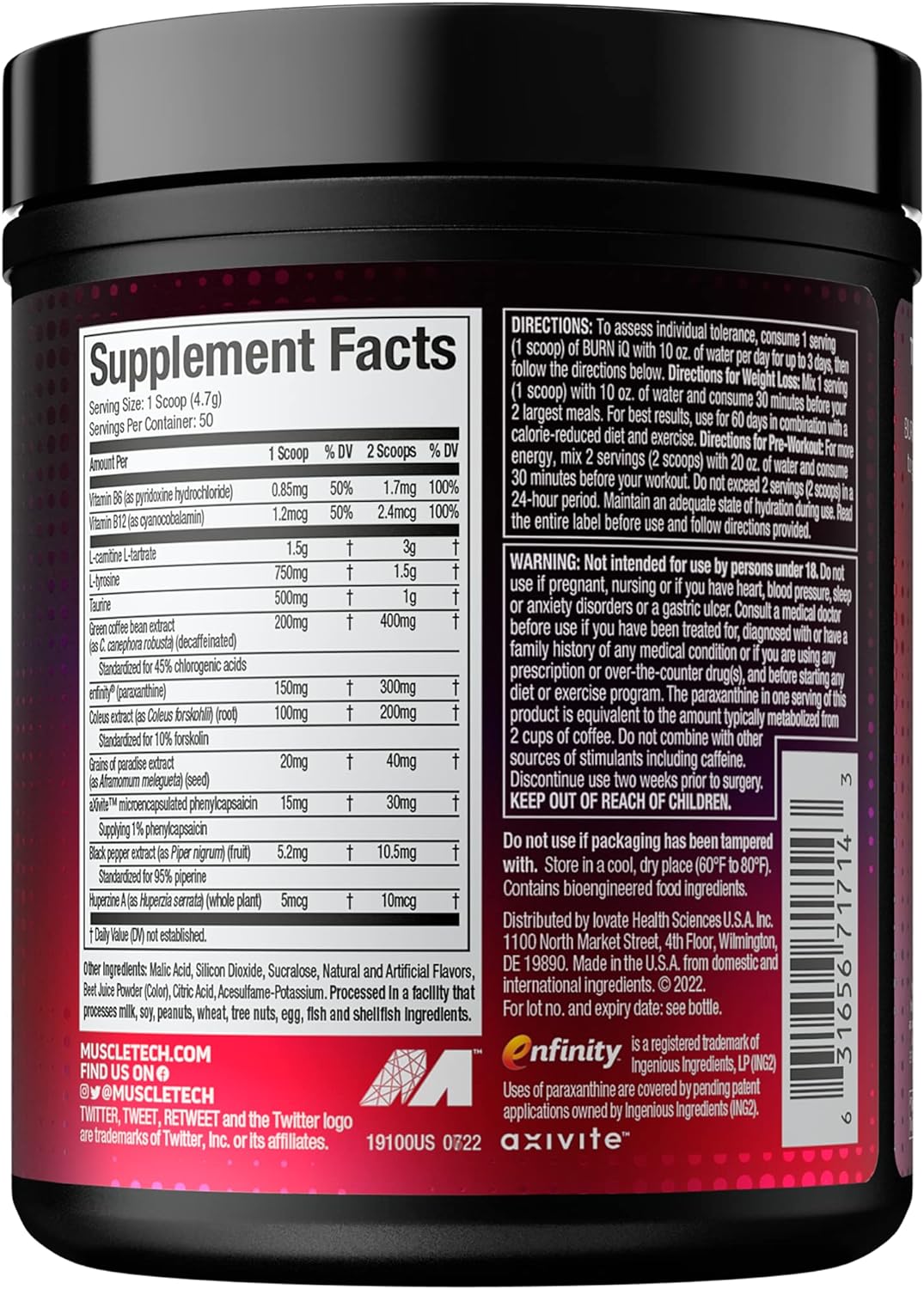 Muscle Tech OQ Smart Thermo Supplement Review