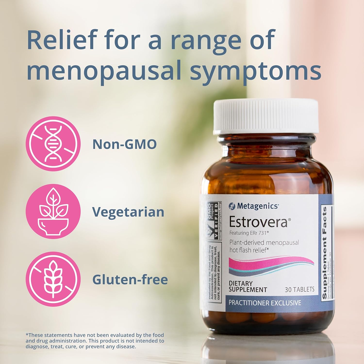 Metagenics Estrovera - Plant Derived Menopause Hot Flash Relief Review