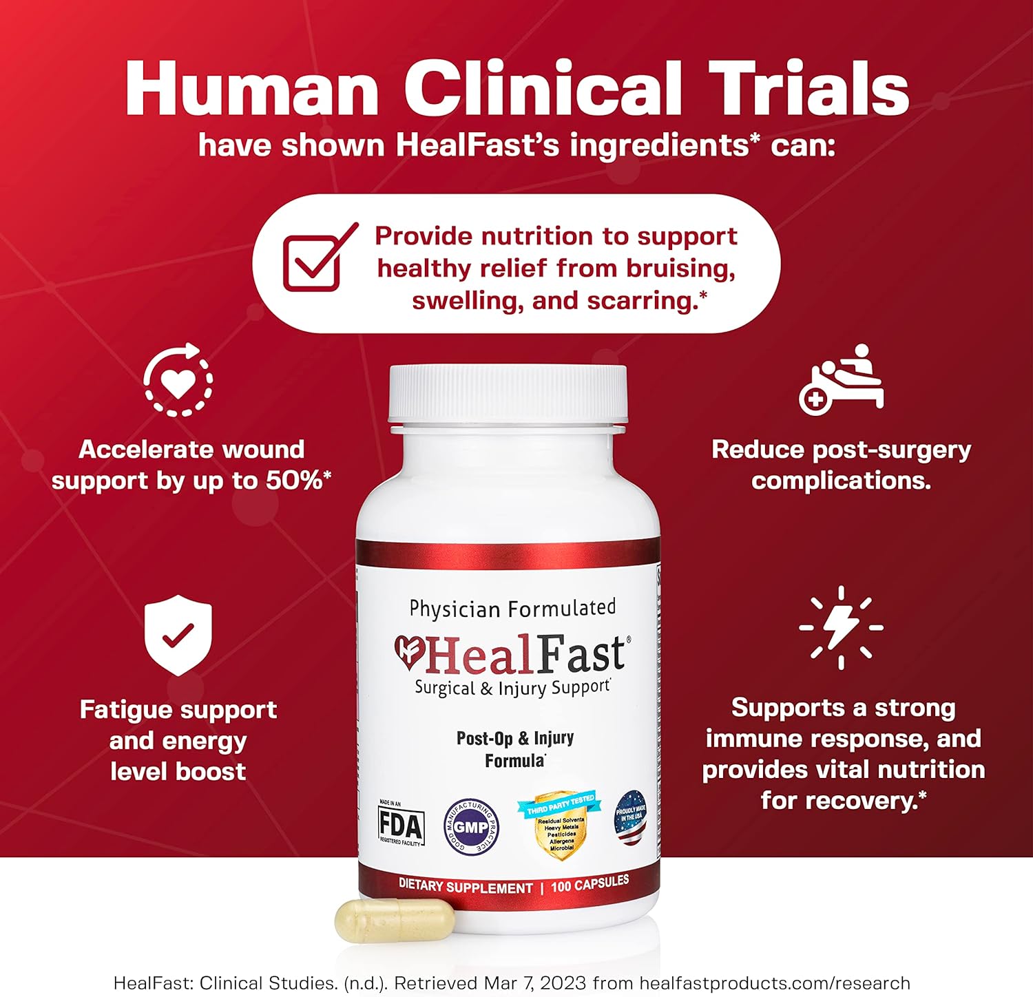 Human Clinical Trials Shows Multiple Benefits