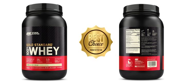  Optimum Nutrition Gold Standard 100% Whey Protein Powder